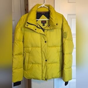 Women's Yellow Puffer Jacket